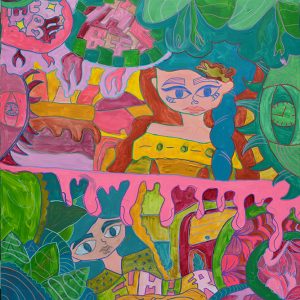 Tên_ Brilliant summer_mùa hè rực rỡ kích thước_ 100x120 chất liệu_ Acrylic trên canvas