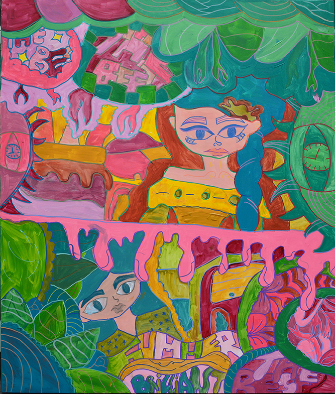 Tên_ Brilliant summer_mùa hè rực rỡ kích thước_ 100x120 chất liệu_ Acrylic trên canvas