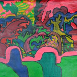 Tên_ Cây(1) - kích thước_ 84,1x118, 9- Chất liệu_ acrylic trên giấy