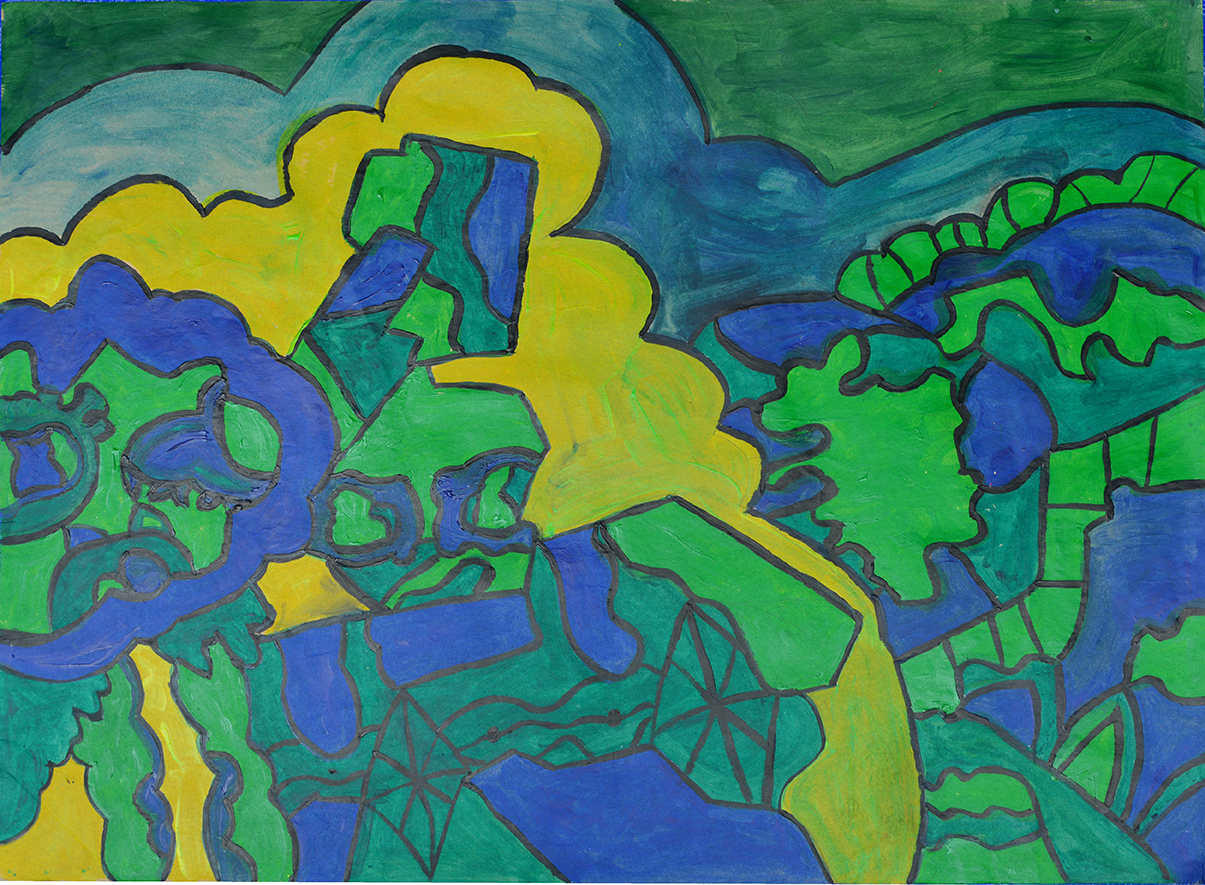 Tên_ cây(3) - kích thước_ 84,1x118,9- Chất liệu_ acrylic trên giấy