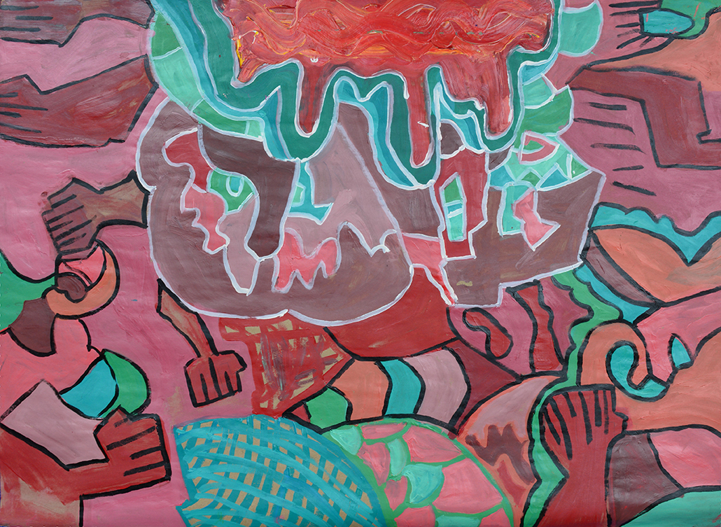 Tên_ chiến dịch- kích thước_ 84,1x 118,9- Chất liệu_ acrylic trên giấy