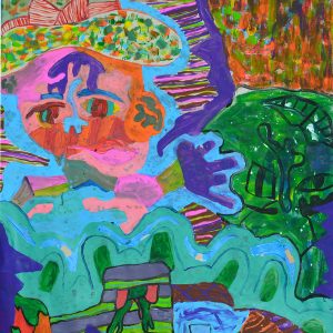 Tên_ feel_cảm nghĩ- kích thước_ 84,1x118,9-Chất liệu_ acrylic trên giấy